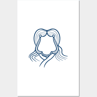 Katara Outline Silhouette Posters and Art